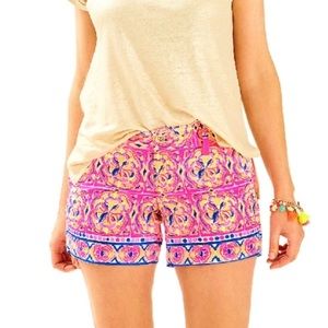 Lilly Pulitzer Callahan Short Rock house pink fusion